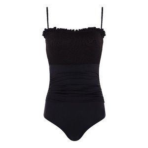 Noir Smocked One Piece